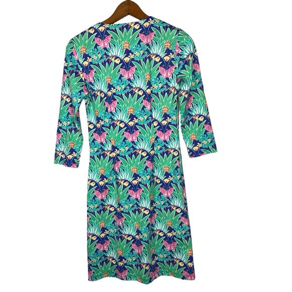 J. McLaughlin Carly Catalina Floral Cloth Shift Dress Size: XXS - Picture 5 of 6